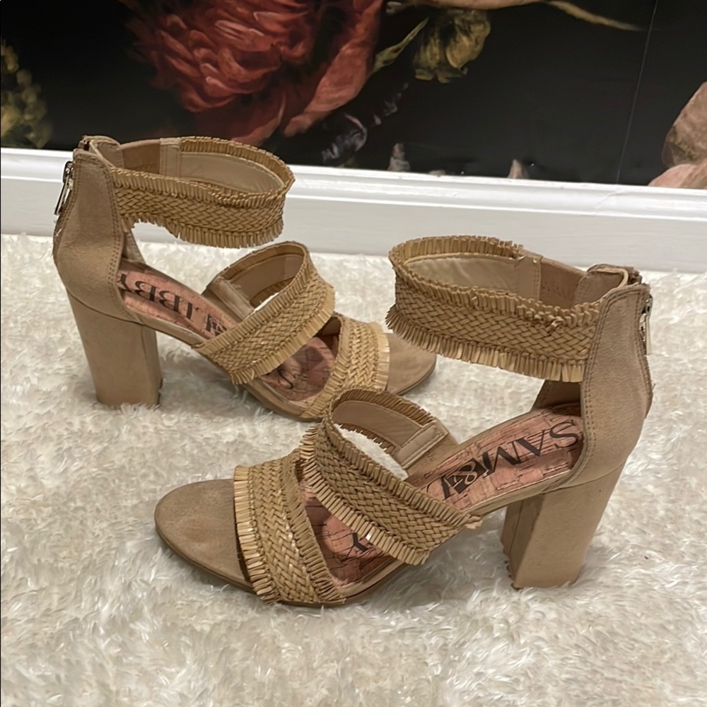 Sandal Heels 7US Vacation Tropical Tiki Rockabilly Pinup Beach Summer Spring